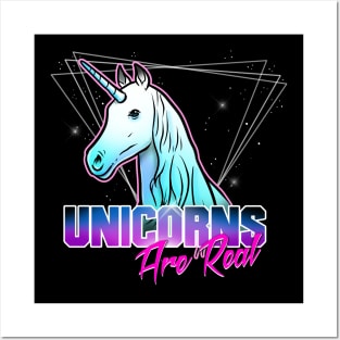 unicorns are real Posters and Art